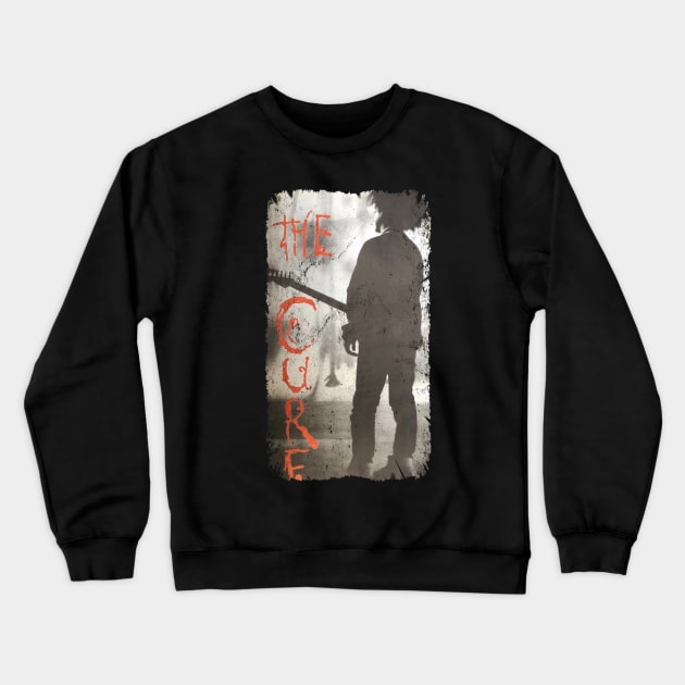 The Cure Band Crewneck Sweatshirt by Powder.Saga art